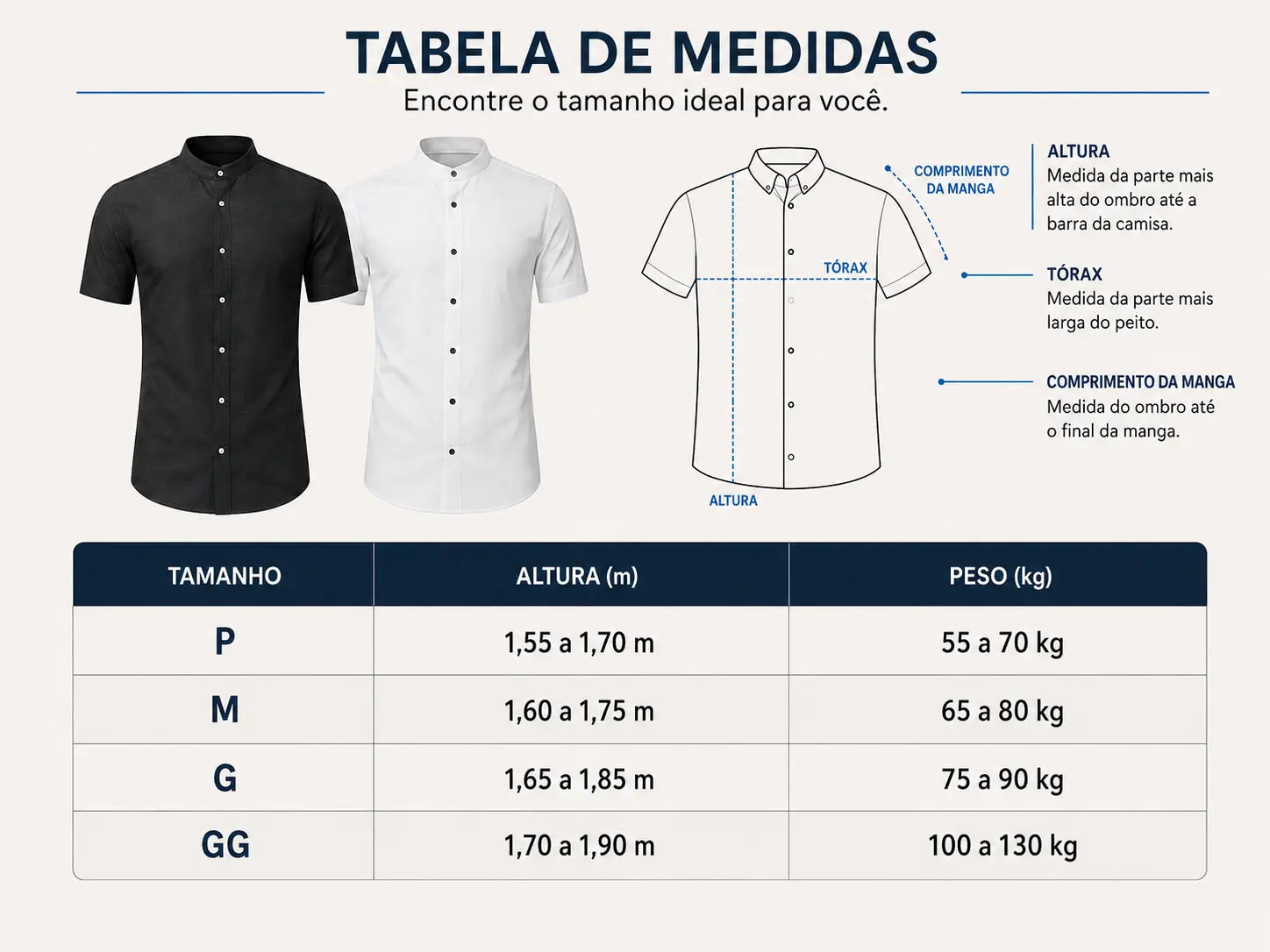 Kit 2 Camisas Gola Padre Velon