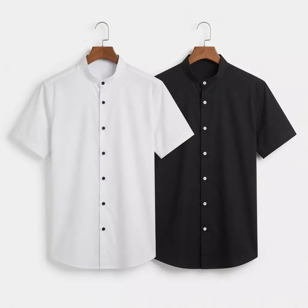 Kit 2 Camisas Gola Padre Velon