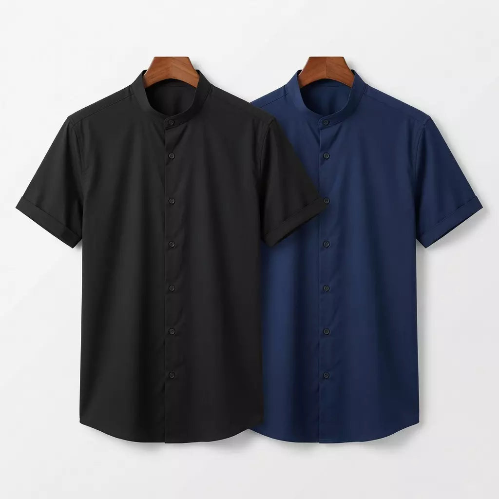 Kit 2 Camisas Gola Padre Velon